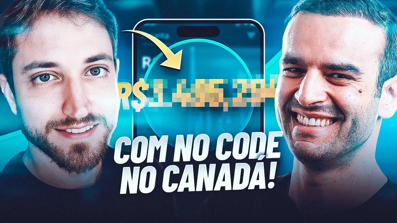 DEV NO CODE ganhando em dólar no Canadá (morando no Brasil) – JOÃO COELHO