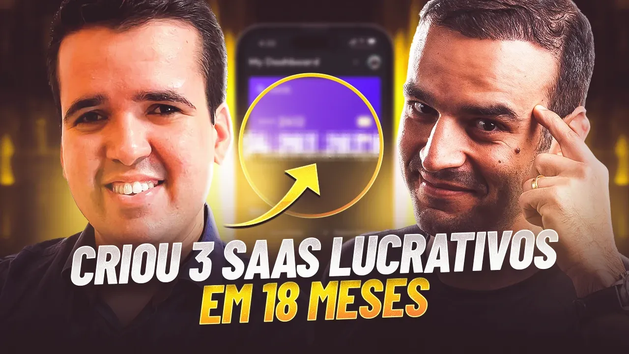 Criou 3 SaaS No Code (+R$20k/mês) – Entrevista c/ Tiago Costa