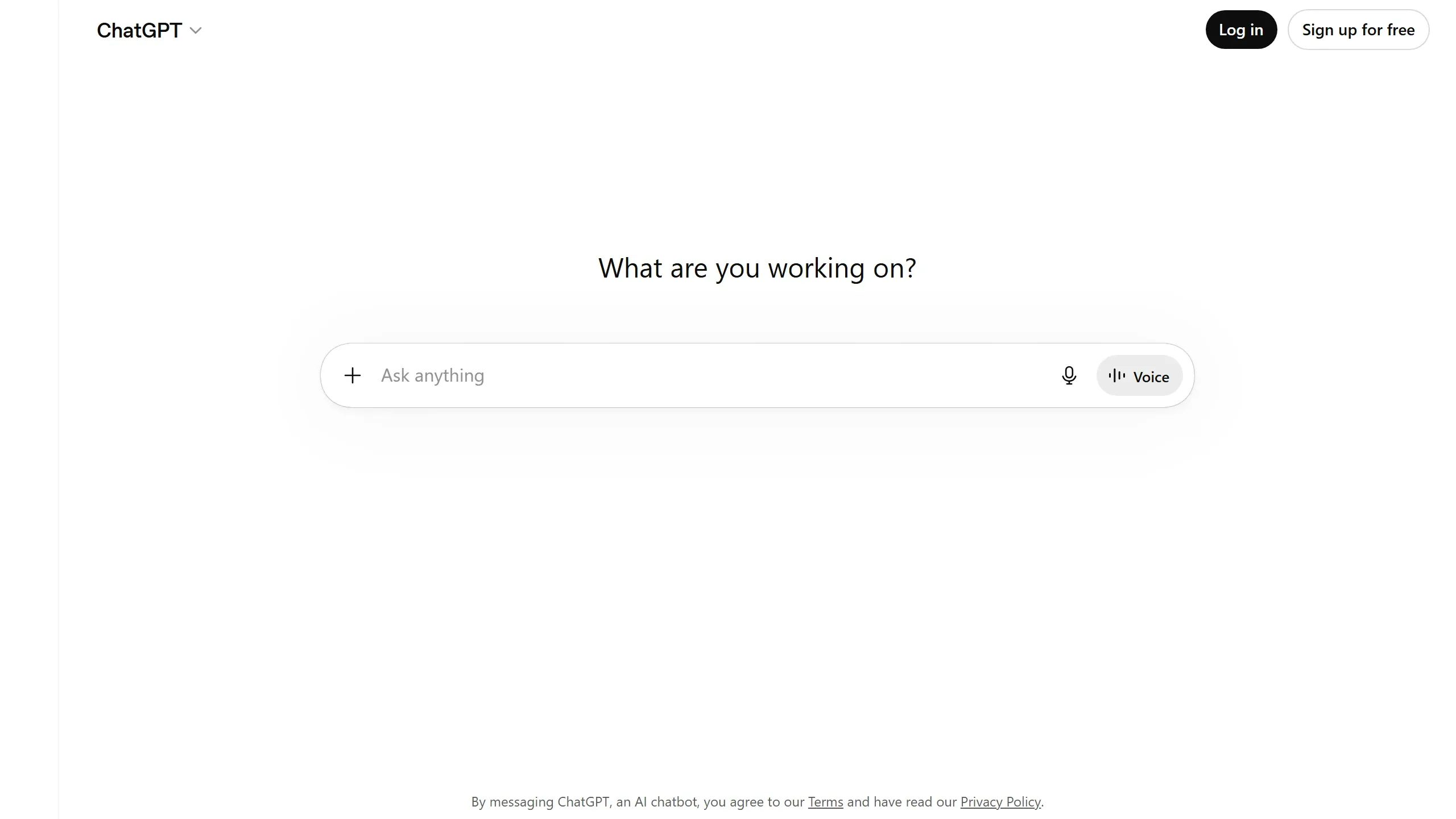 Interface e home do ChatGPT, a ferramenta da OpenAI usada por empresas em todo o mundo