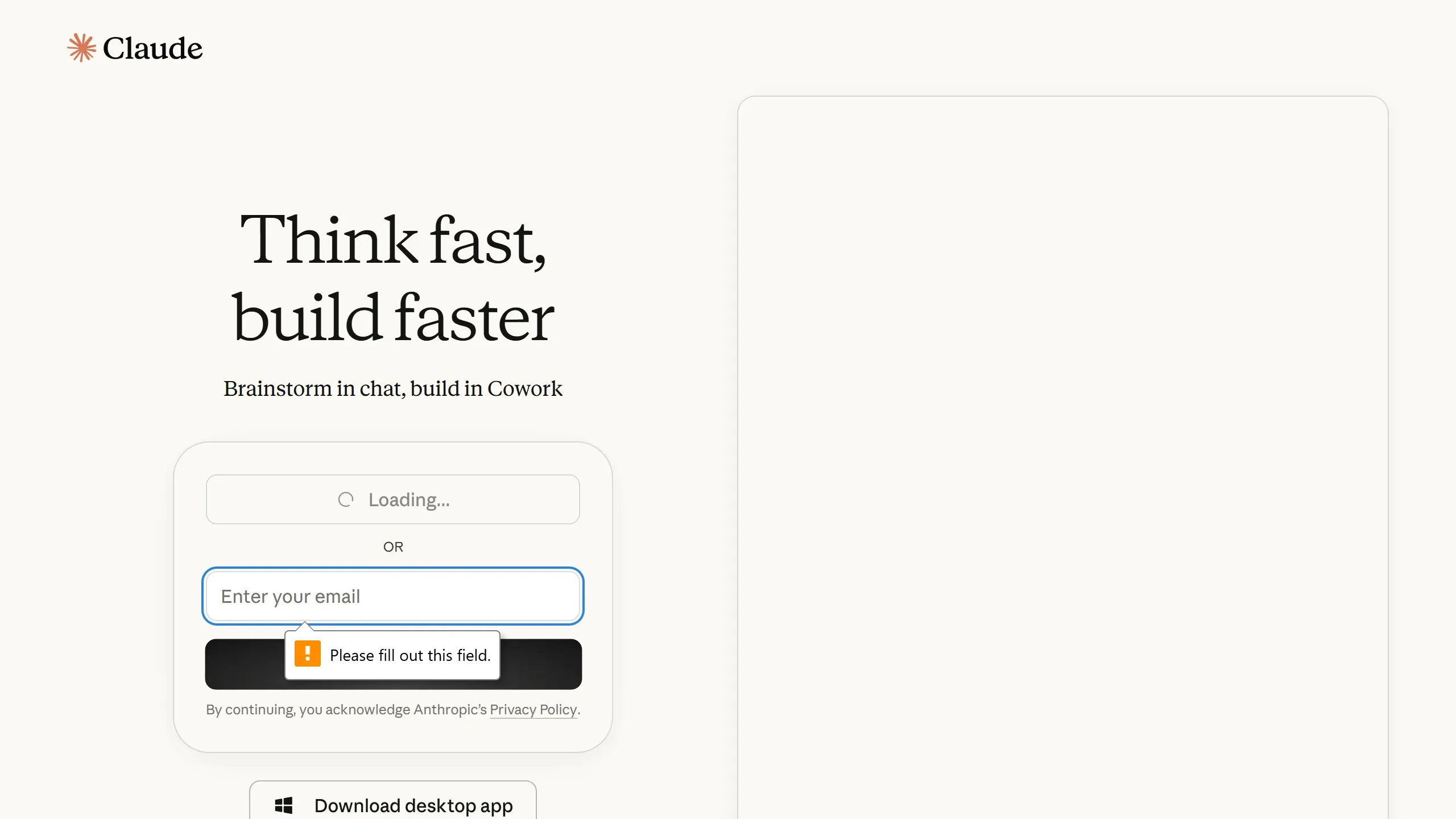 Print da home do Claude.ai mostrando interface de projetos e chat