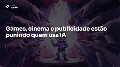Games, cinema e publicidade estão punindo quem usa IA: os cases e o que separa o rechaço do aplauso