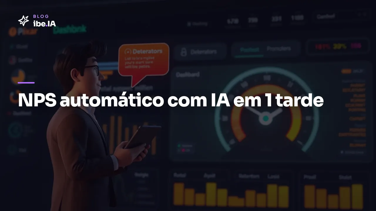 Como automatizar NPS da empresa: disparo, coleta e análise com IA em 1 tarde