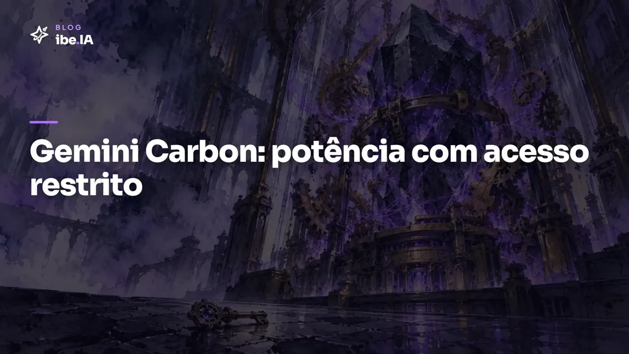 Google anuncia Gemini 4 Carbon: IA avança em segurança, mas chega com acesso restrito