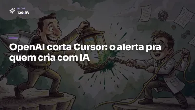 OpenAI corta acesso do Cursor após aquisição pela SpaceX: o alerta pra quem cria com IA