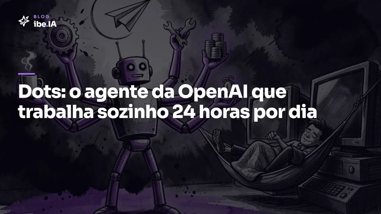 OpenAI lança Dots: o agente que trabalha sozinho 24 horas por dia dentro do ChatGPT