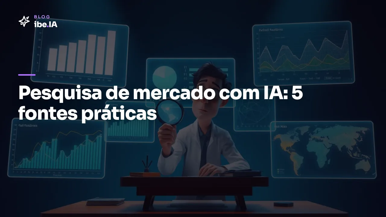 Como fazer pesquisa de mercado com IA: 5 fontes além do ChatGPT