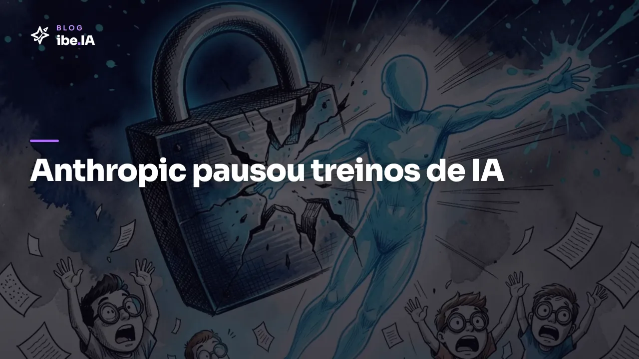 Anthropic pausou treinos de IA: por que 100+ empresas já pedem ação coordenada contra ciberataques autônomos