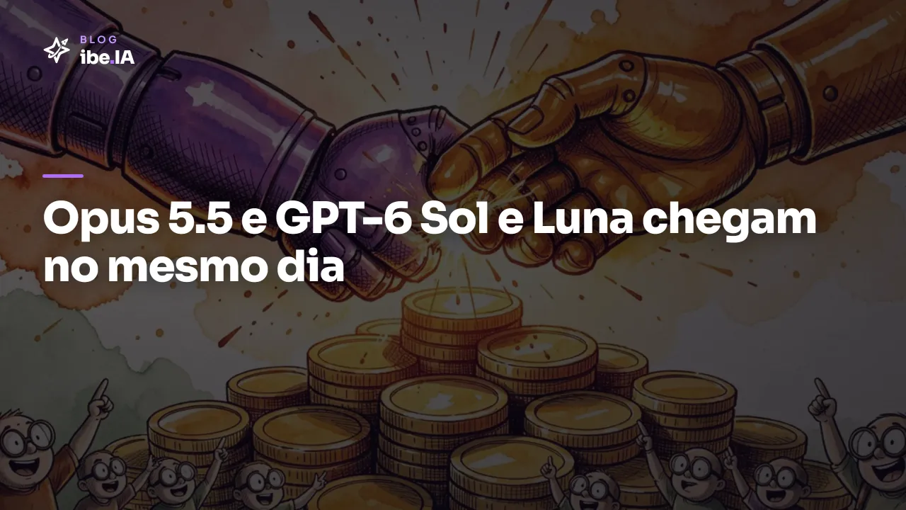 Opus 5.5 e GPT-6 Sol e Luna chegam no mesmo dia: a guerra de preço que baixa o custo de criar com agentes de IA
