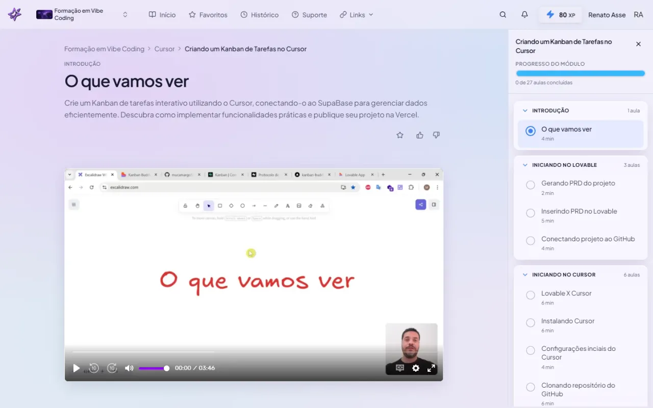 Criando um Kanban no Cursor no ibeia: o que o módulo ensina