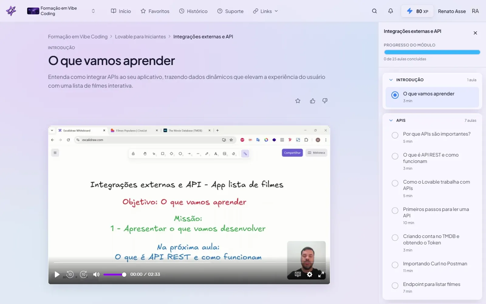 Integrações externas e API no Lovable: o módulo que ensina a conectar seu app ao mundo real
