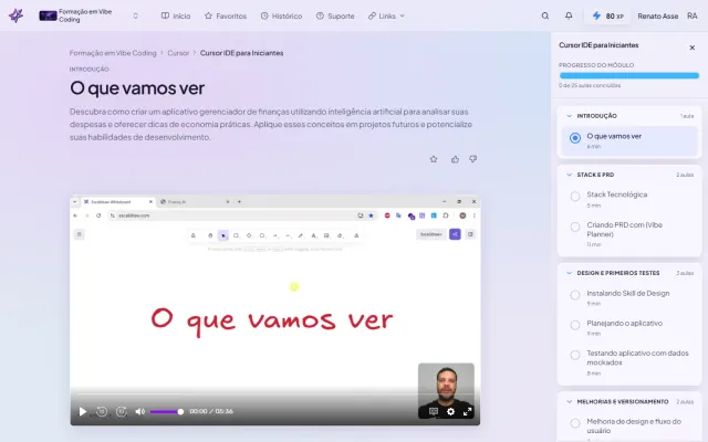 Cursor IDE para Iniciantes: o módulo da Formação em Vibe Coding do ibe.IA que tira o medo da IDE