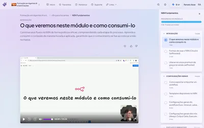 Fundamentos do n8n: o módulo do ibe.IA com 75 aulas que poupam retrabalho em todo agente que você for criar