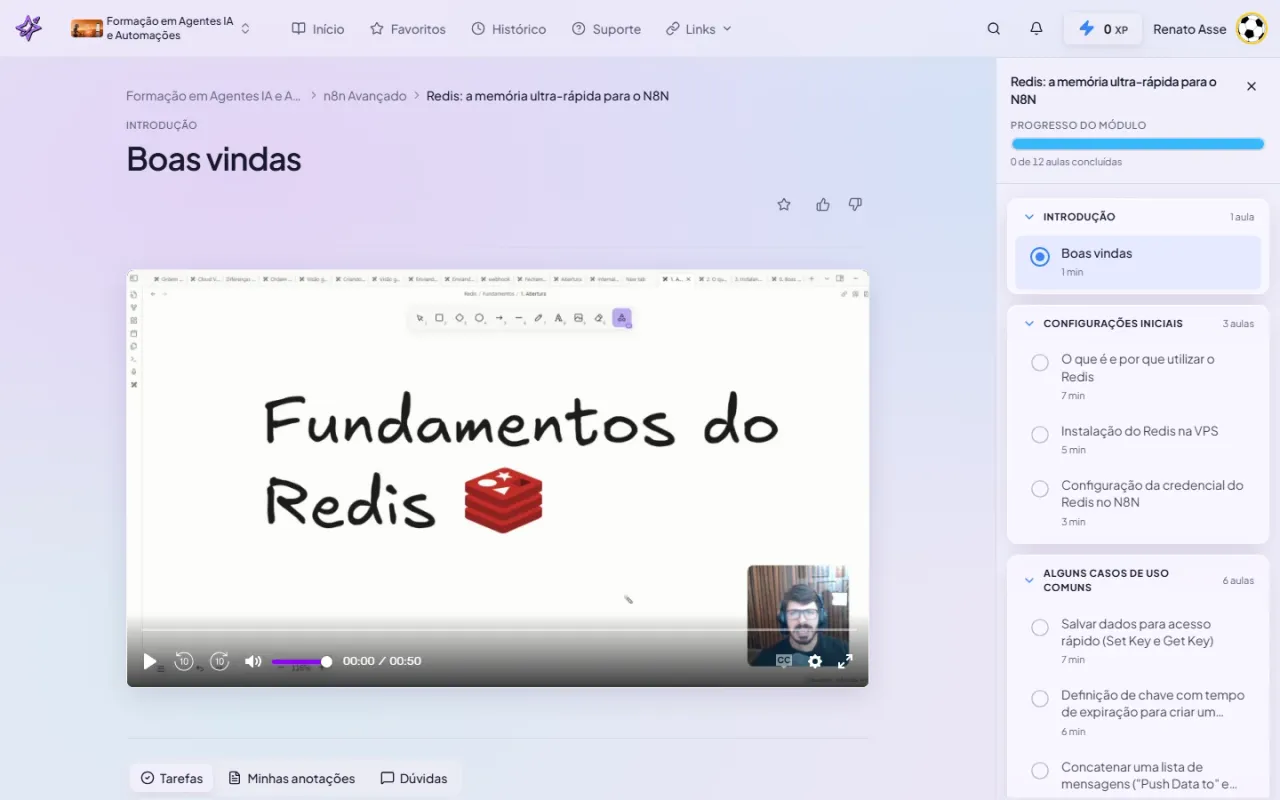 Redis: o módulo da Formação em Agentes IA do ibe.IA que ensina cache ultra-rápido para o n8n