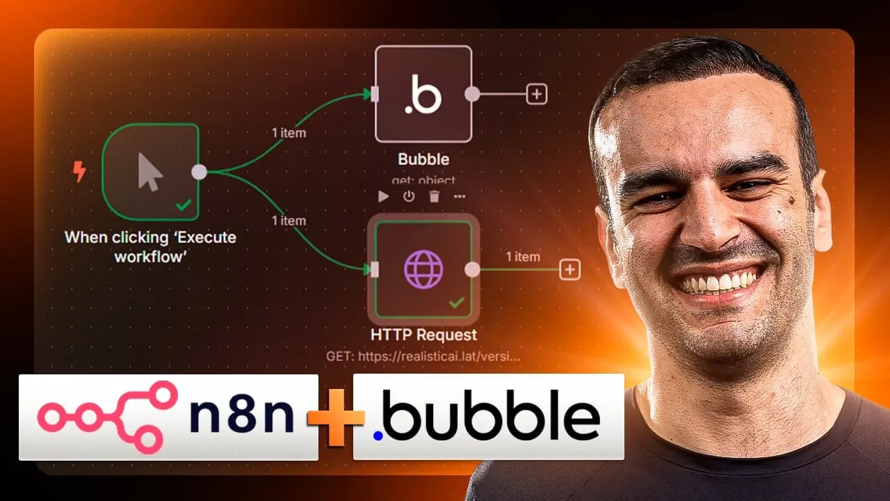 Como conectar um Agente IA do N8N ao Bubble (Tutorial)