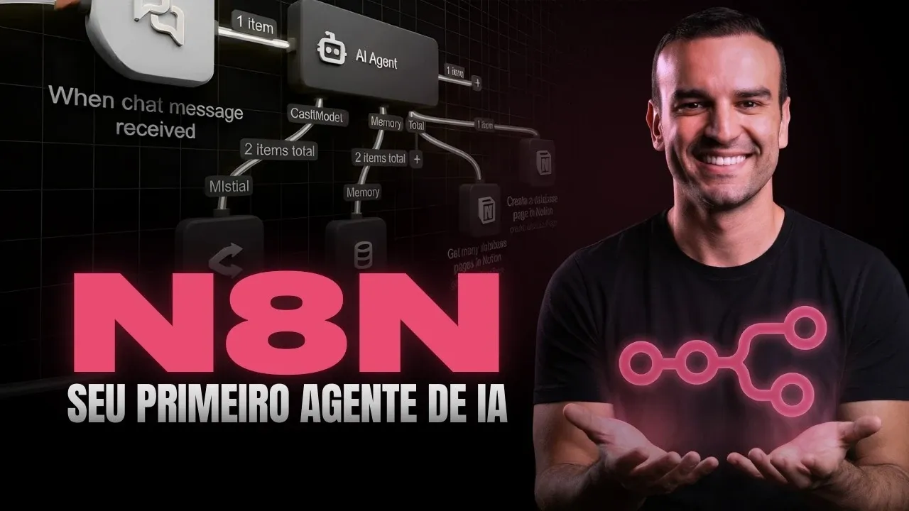 Curso de n8n grátis: do zero ao agente IA na prática
